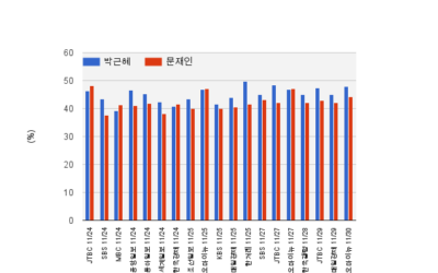 [부당한 임시조치 사례 ①] 그래도 대선 지지율 (블로거: deulpul)