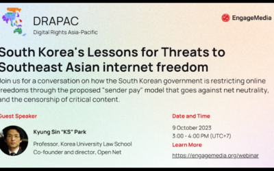 DRAPAC Series: South Korea’s Lessons for Threats to Southeast Asian internet freedom